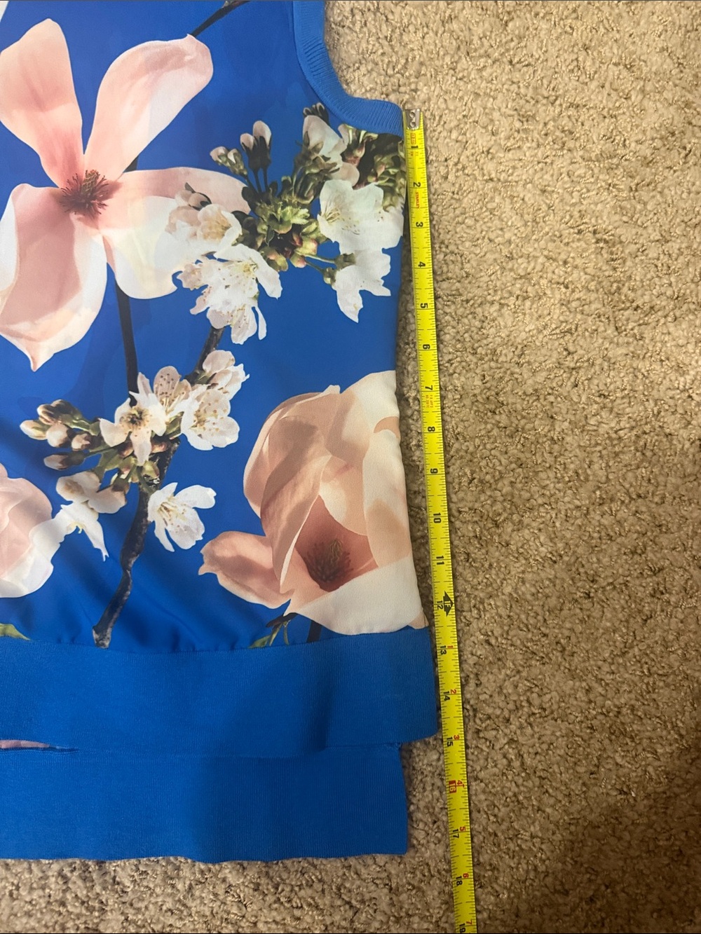 Ted Baker Harmony Floral Mixed Media Sleeveless Sweater - Picture 8 of 8
